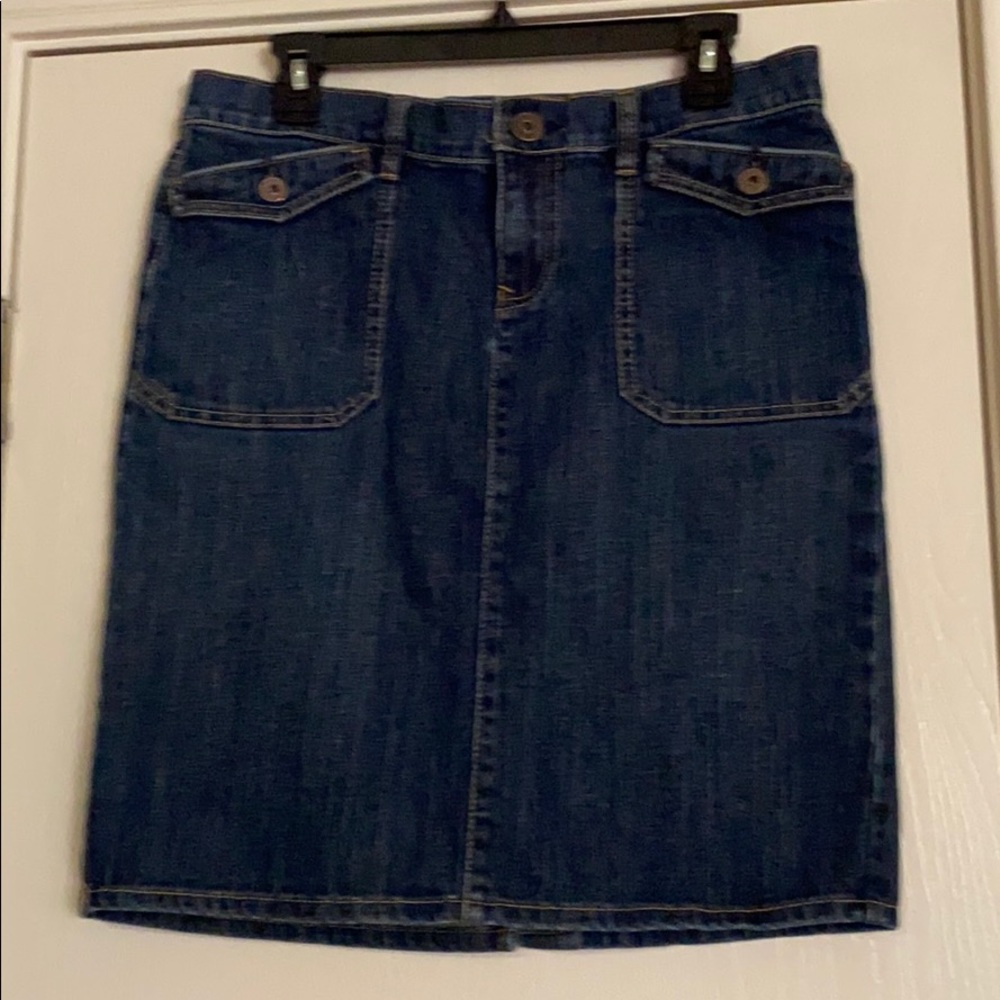 Old Navy low waist stretch denim skirt